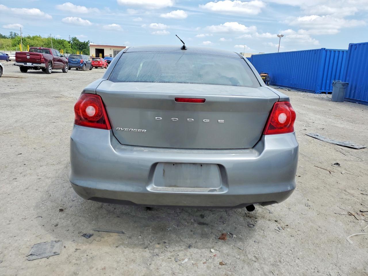 2013 Dodge Avenger Se Gray vin: 1C3CDZAB0DN653365