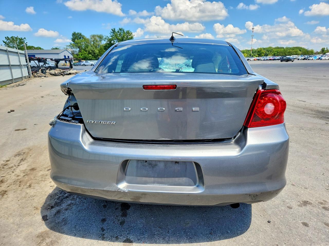 2013 Dodge Avenger Se Gray vin: 1C3CDZAB0DN658002