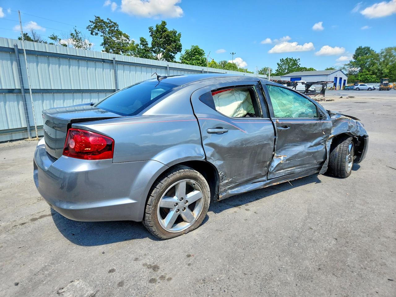 2013 Dodge Avenger Se Gray vin: 1C3CDZAB0DN658002