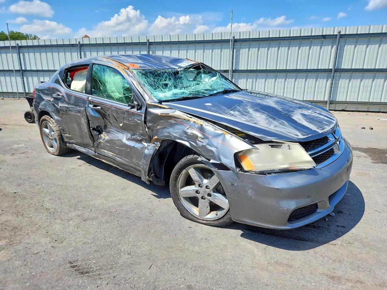 2013 Dodge Avenger Se Gray vin: 1C3CDZAB0DN658002