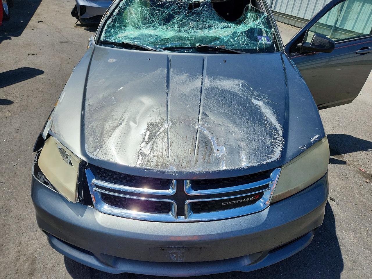 2013 Dodge Avenger Se Gray vin: 1C3CDZAB0DN658002