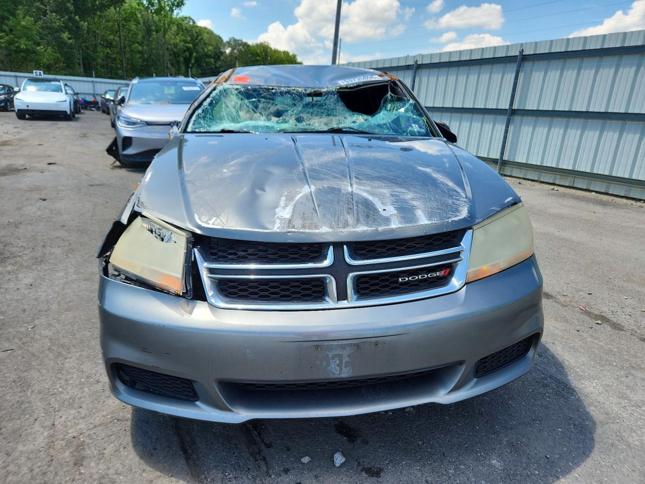 2013 Dodge Avenger Se Gray vin: 1C3CDZAB0DN658002