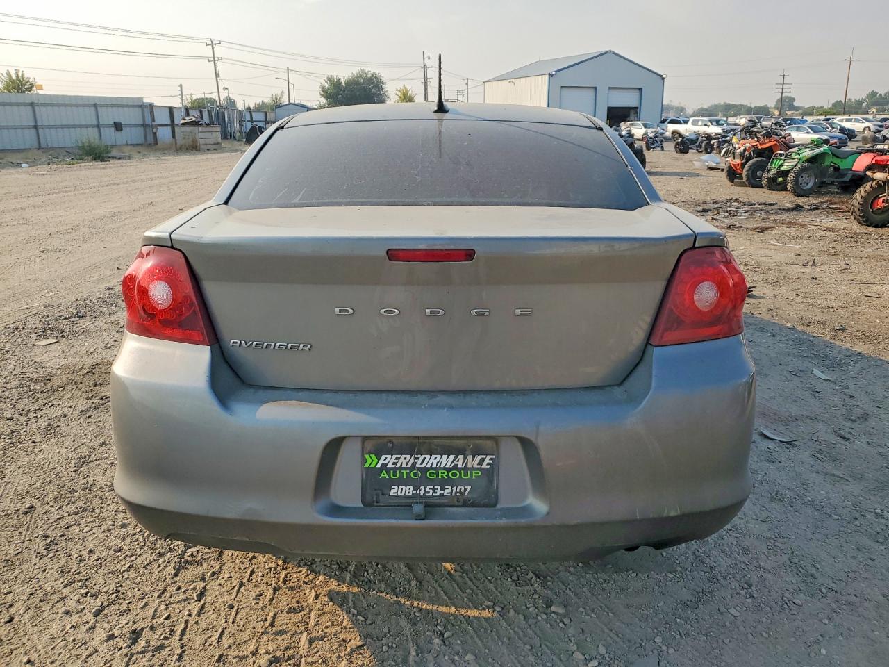 2013 Dodge Avenger Se Gray vin: 1C3CDZAB0DN664608
