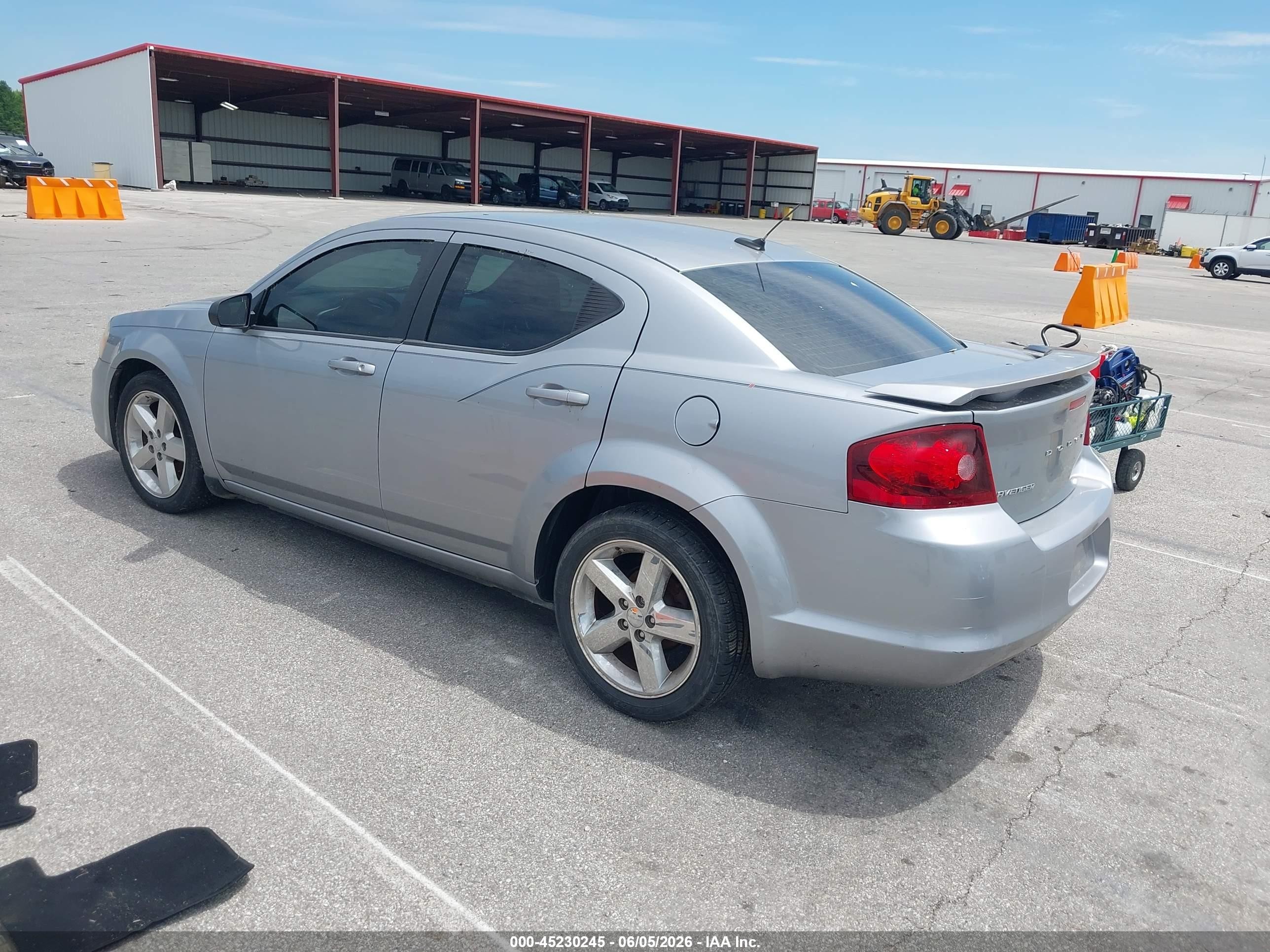 2013 Dodge Avenger Se Silver vin: 1C3CDZAB0DN702970