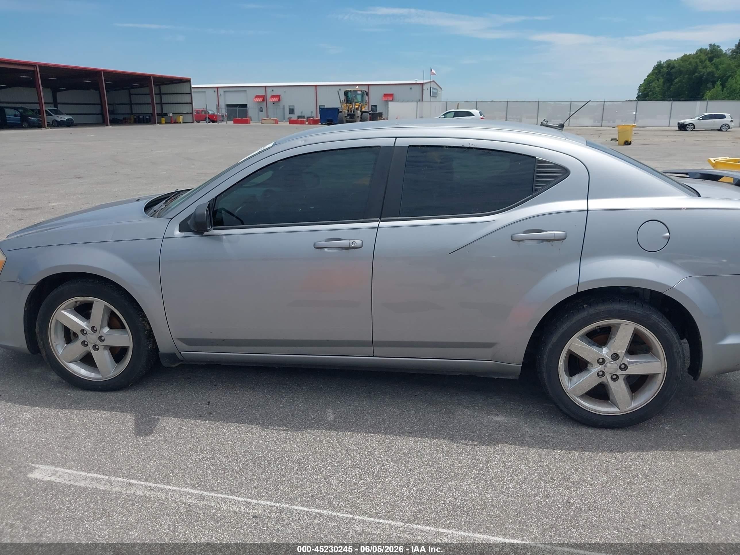 2013 Dodge Avenger Se Silver vin: 1C3CDZAB0DN702970