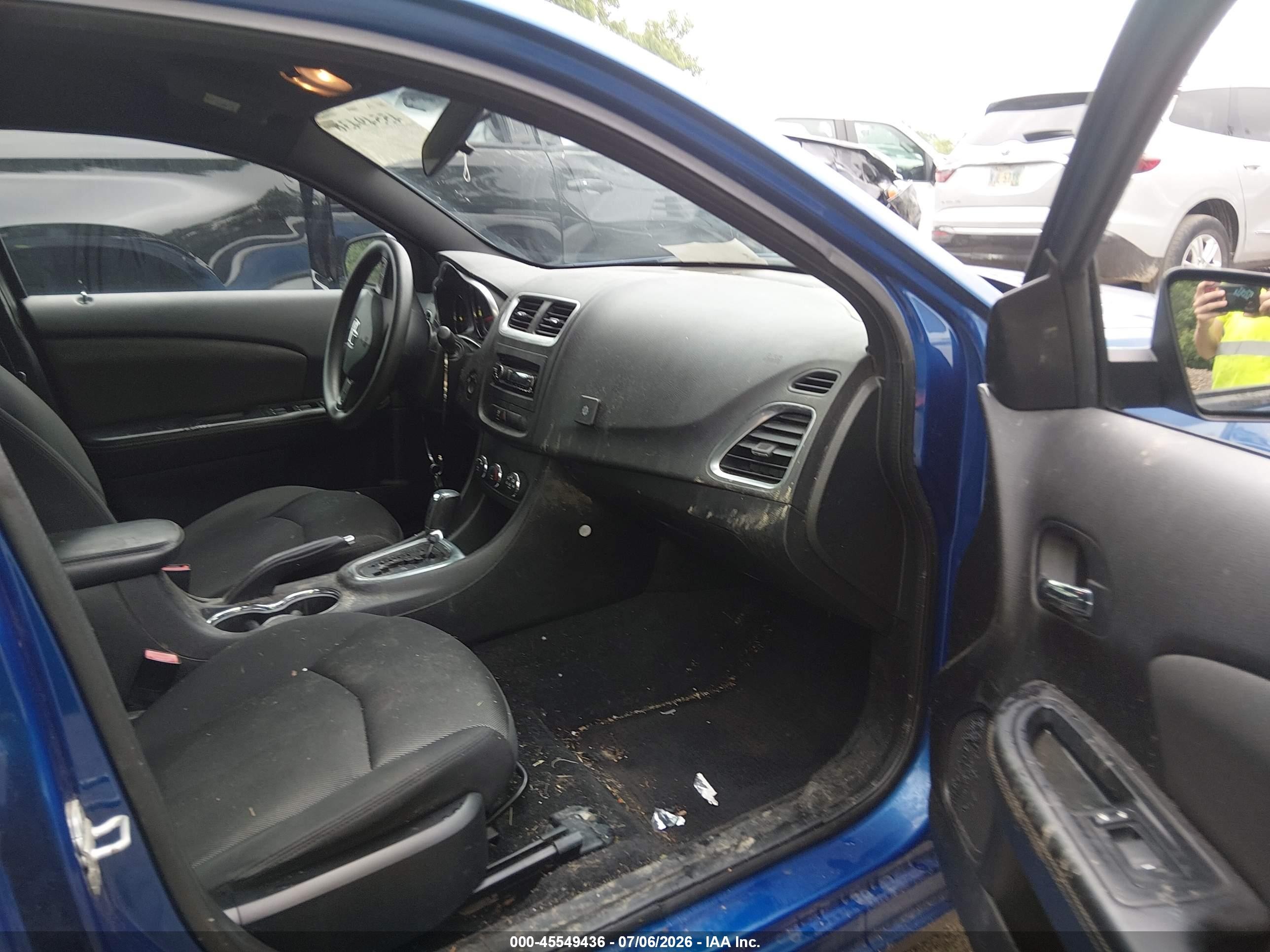 2013 Dodge Avenger Se Blue vin: 1C3CDZAB0DN757239