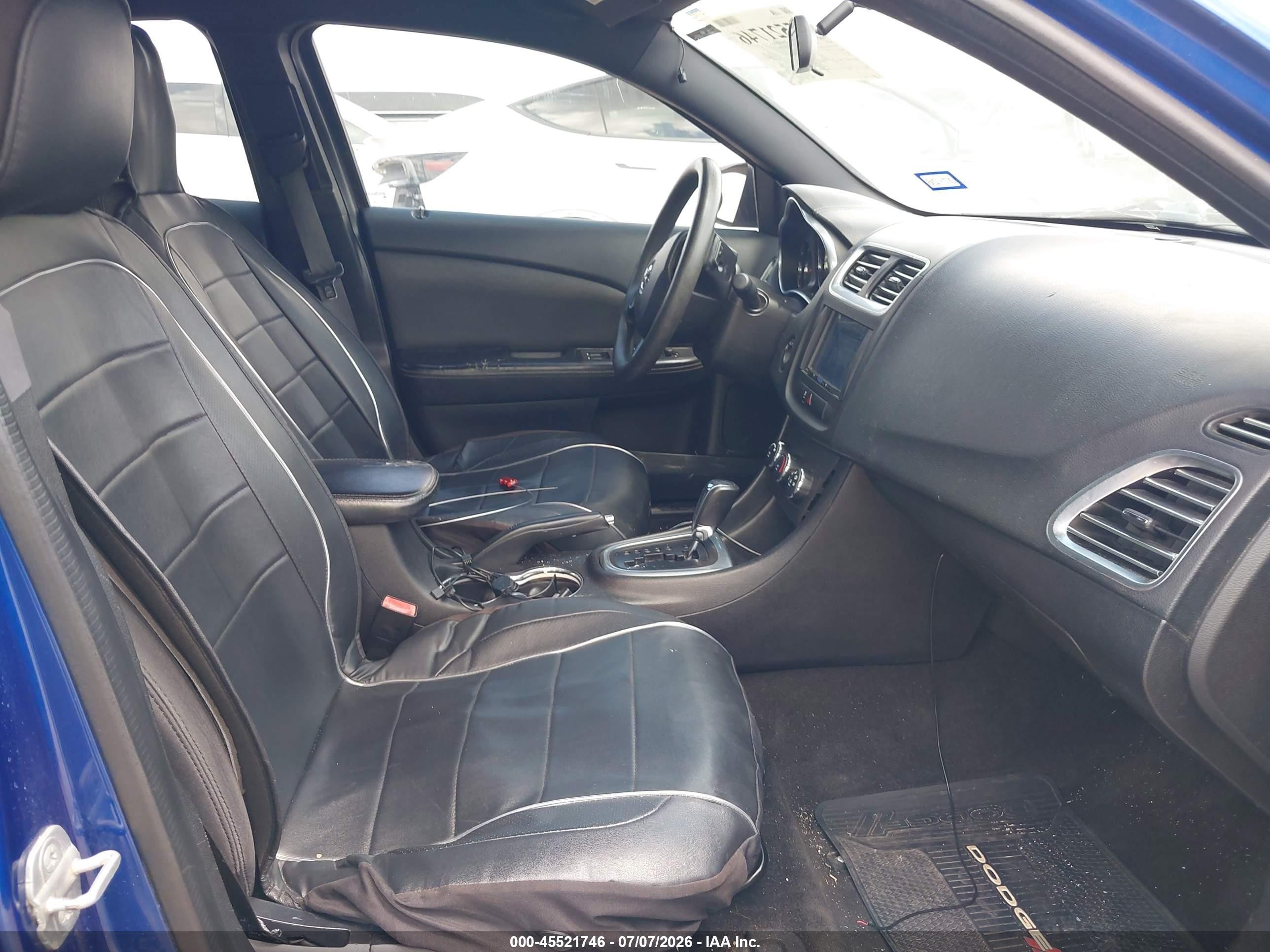 2014 Dodge Avenger Se Blue vin: 1C3CDZAB0EN140554