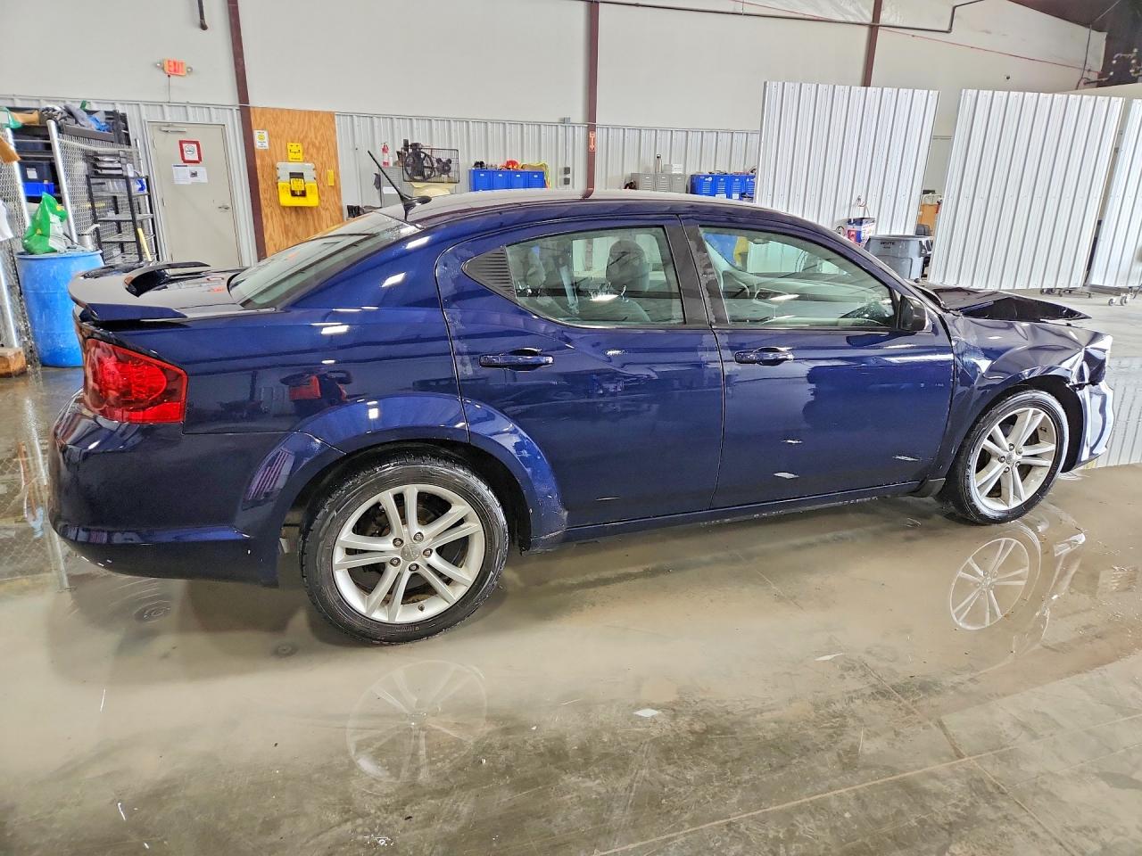 2014 Dodge Avenger Se Синий vin: 1C3CDZAB0EN161002