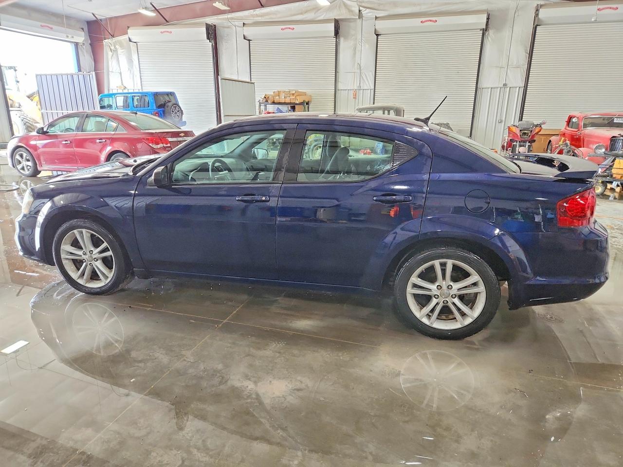 2014 Dodge Avenger Se Синий vin: 1C3CDZAB0EN161002