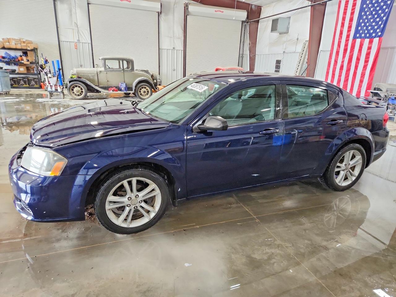 2014 Dodge Avenger Se Синий vin: 1C3CDZAB0EN161002