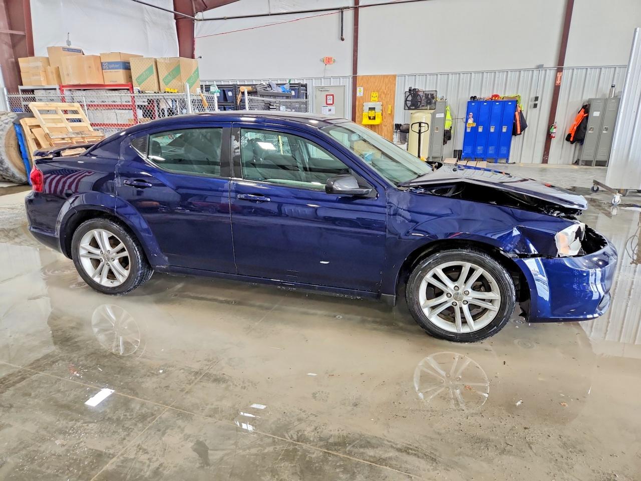 2014 Dodge Avenger Se Синий vin: 1C3CDZAB0EN161002