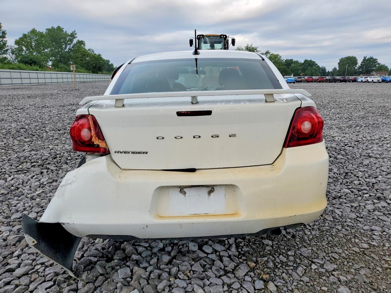 2014 Dodge Avenger Se White vin: 1C3CDZAB0EN166720