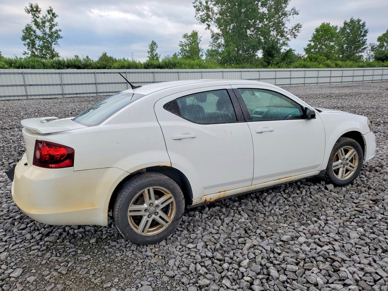 2014 Dodge Avenger Se White vin: 1C3CDZAB0EN166720