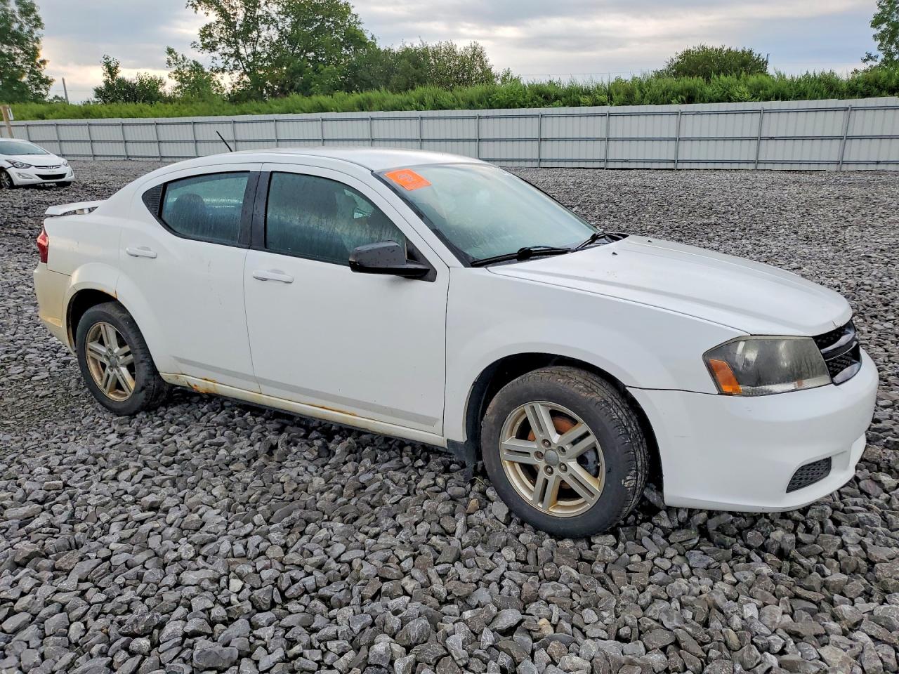 2014 Dodge Avenger Se White vin: 1C3CDZAB0EN166720