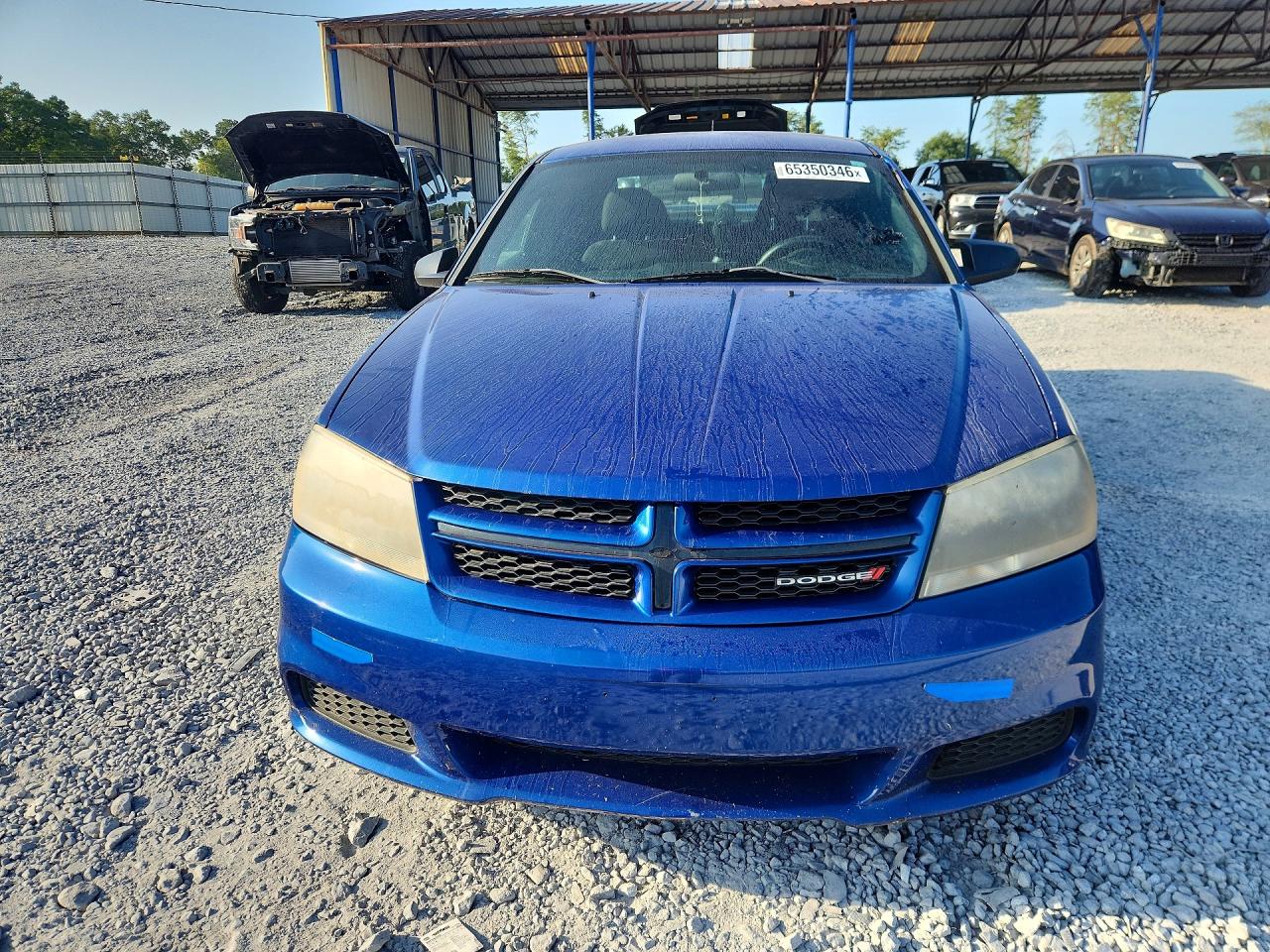 2014 Dodge Avenger Se Blue vin: 1C3CDZAB0EN182643