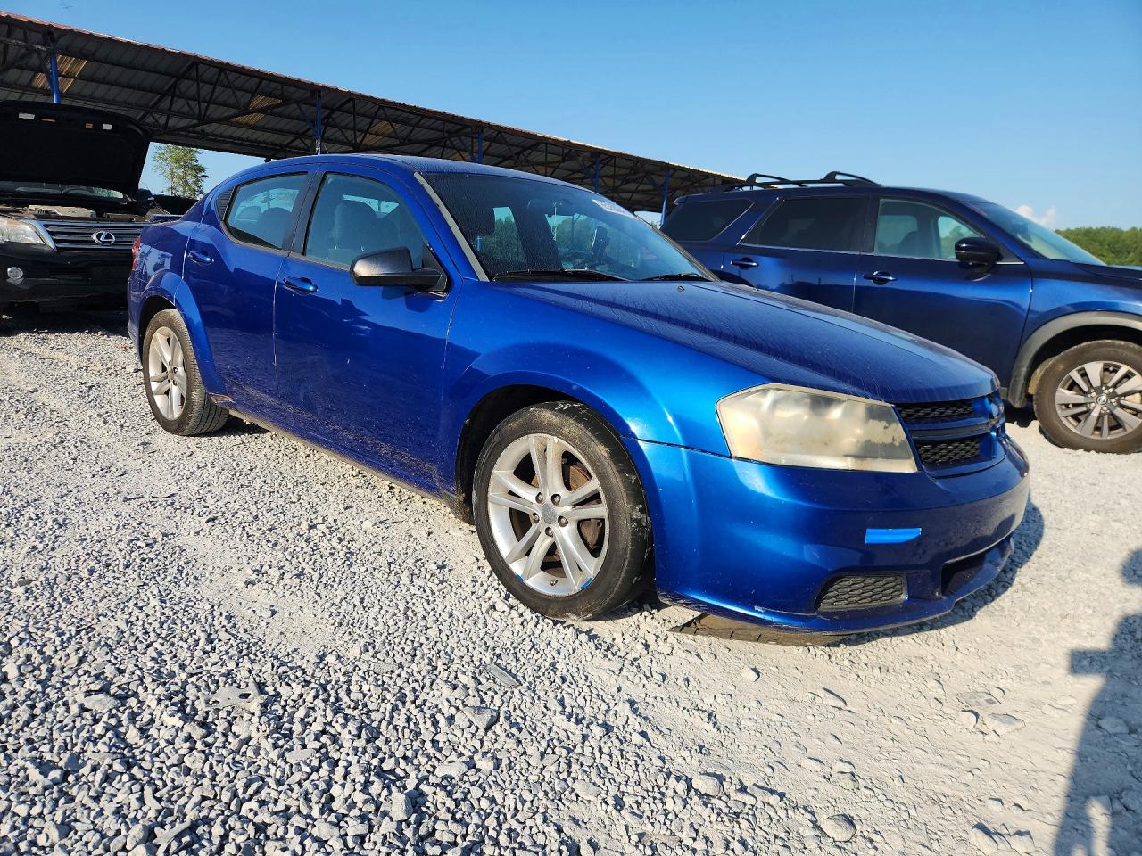 2014 Dodge Avenger Se Blue vin: 1C3CDZAB0EN182643