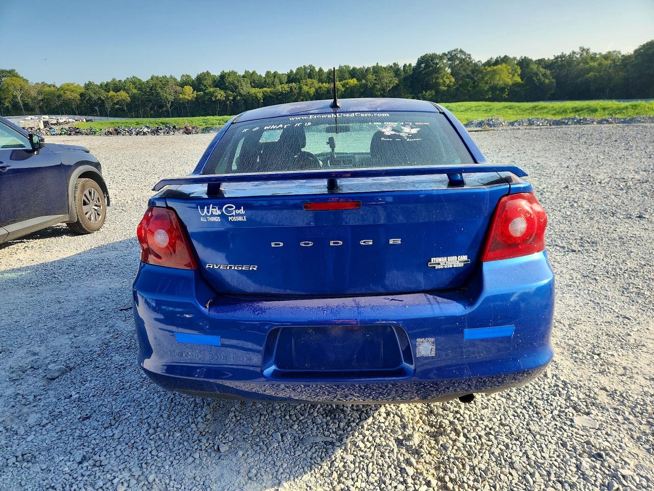2014 Dodge Avenger Se Blue vin: 1C3CDZAB0EN182643