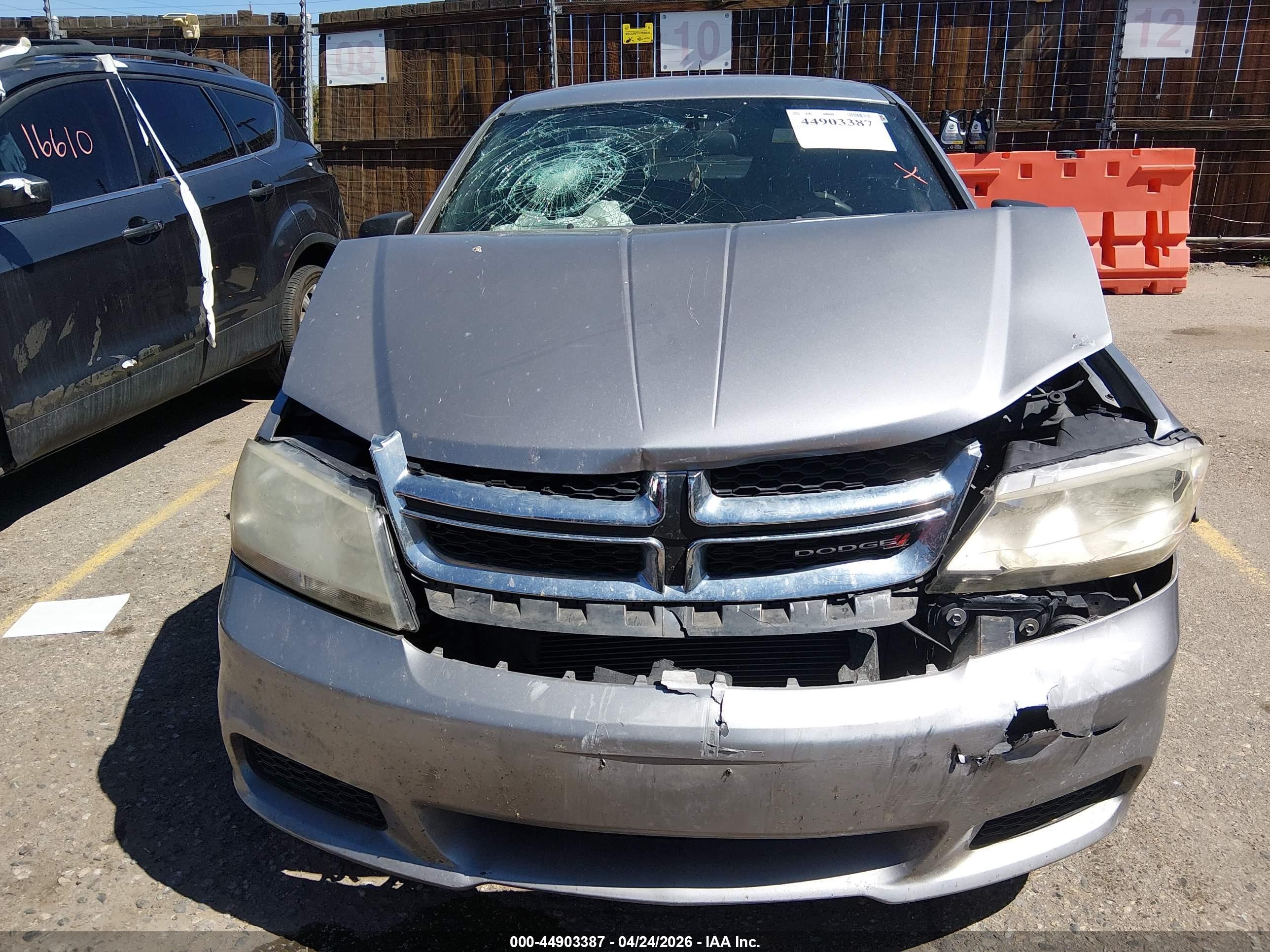 2014 Dodge Avenger Se Gray vin: 1C3CDZAB0EN184327