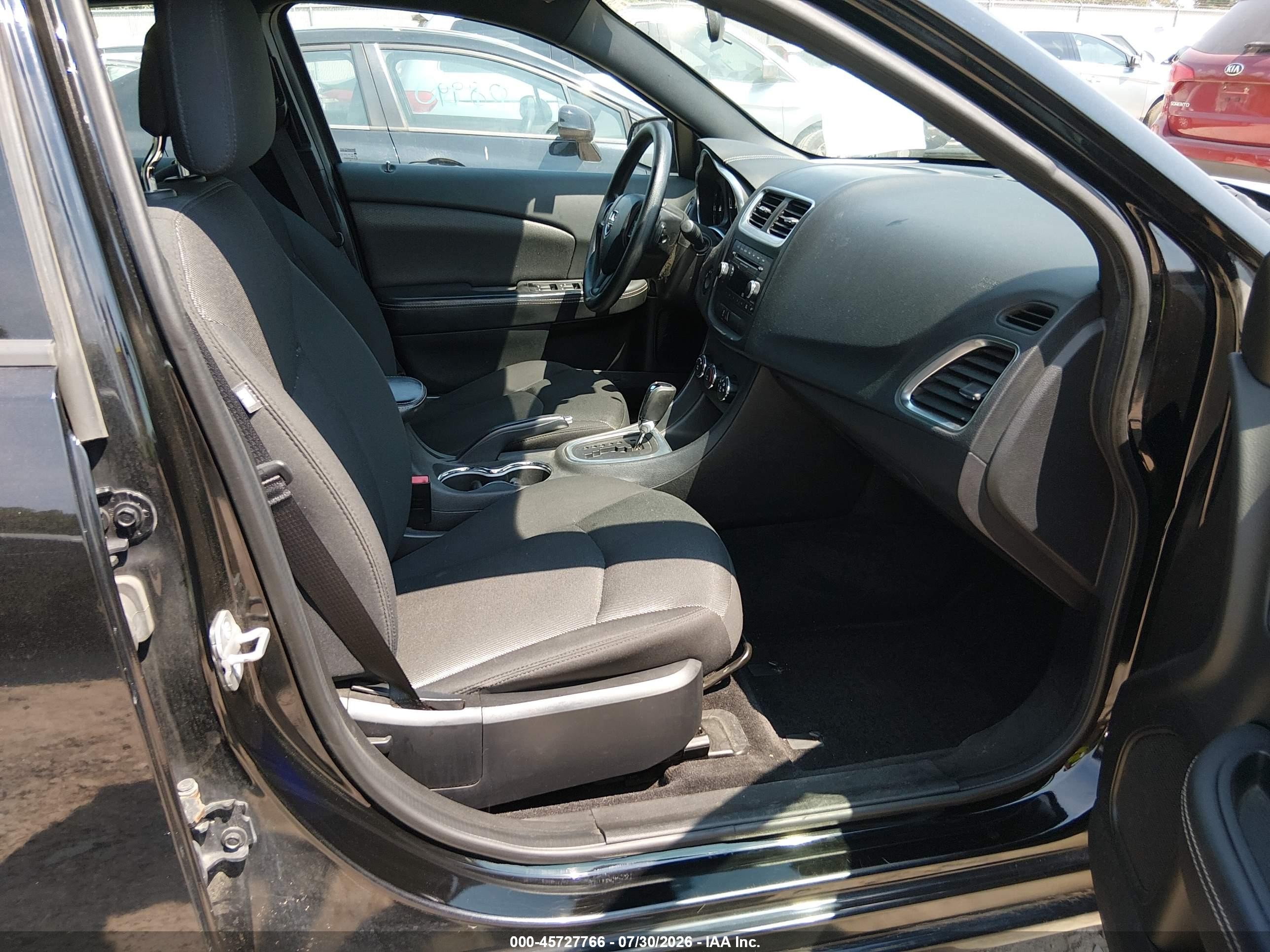 2014 Dodge Avenger Se Black vin: 1C3CDZAB0EN190113