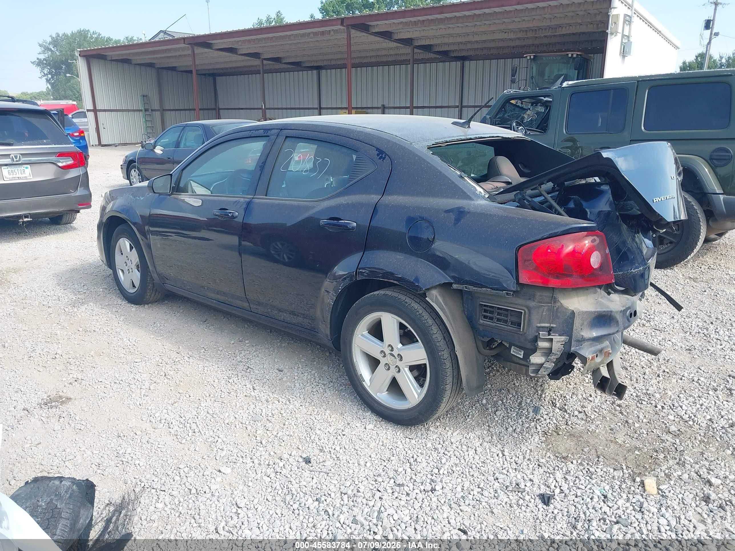 2014 Dodge Avenger Se Blue vin: 1C3CDZAB0EN201837