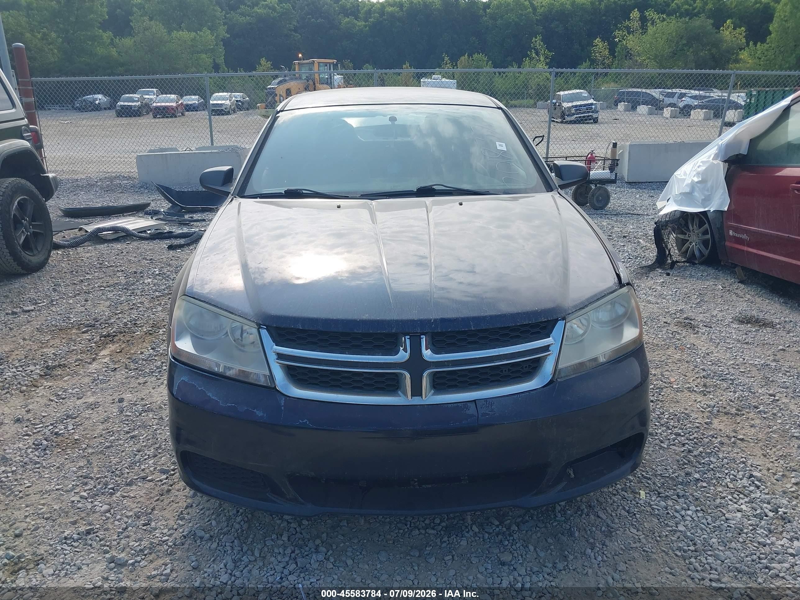 2014 Dodge Avenger Se Blue vin: 1C3CDZAB0EN201837