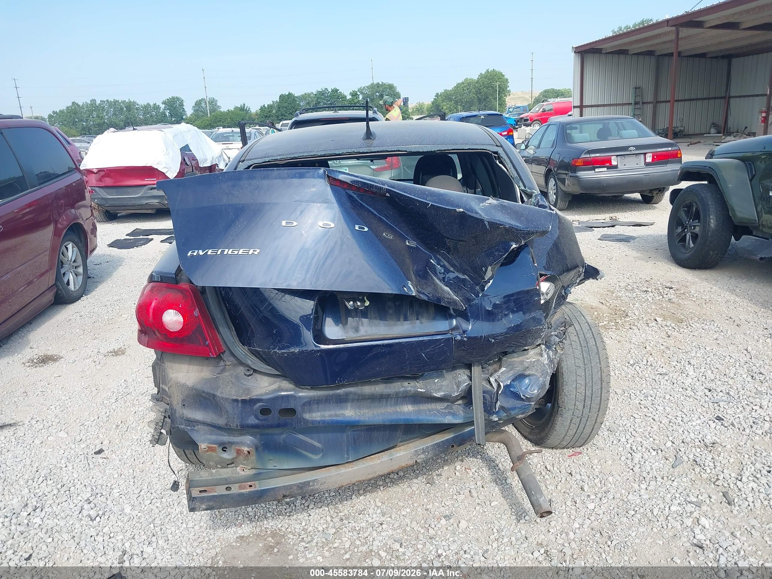 2014 Dodge Avenger Se Blue vin: 1C3CDZAB0EN201837