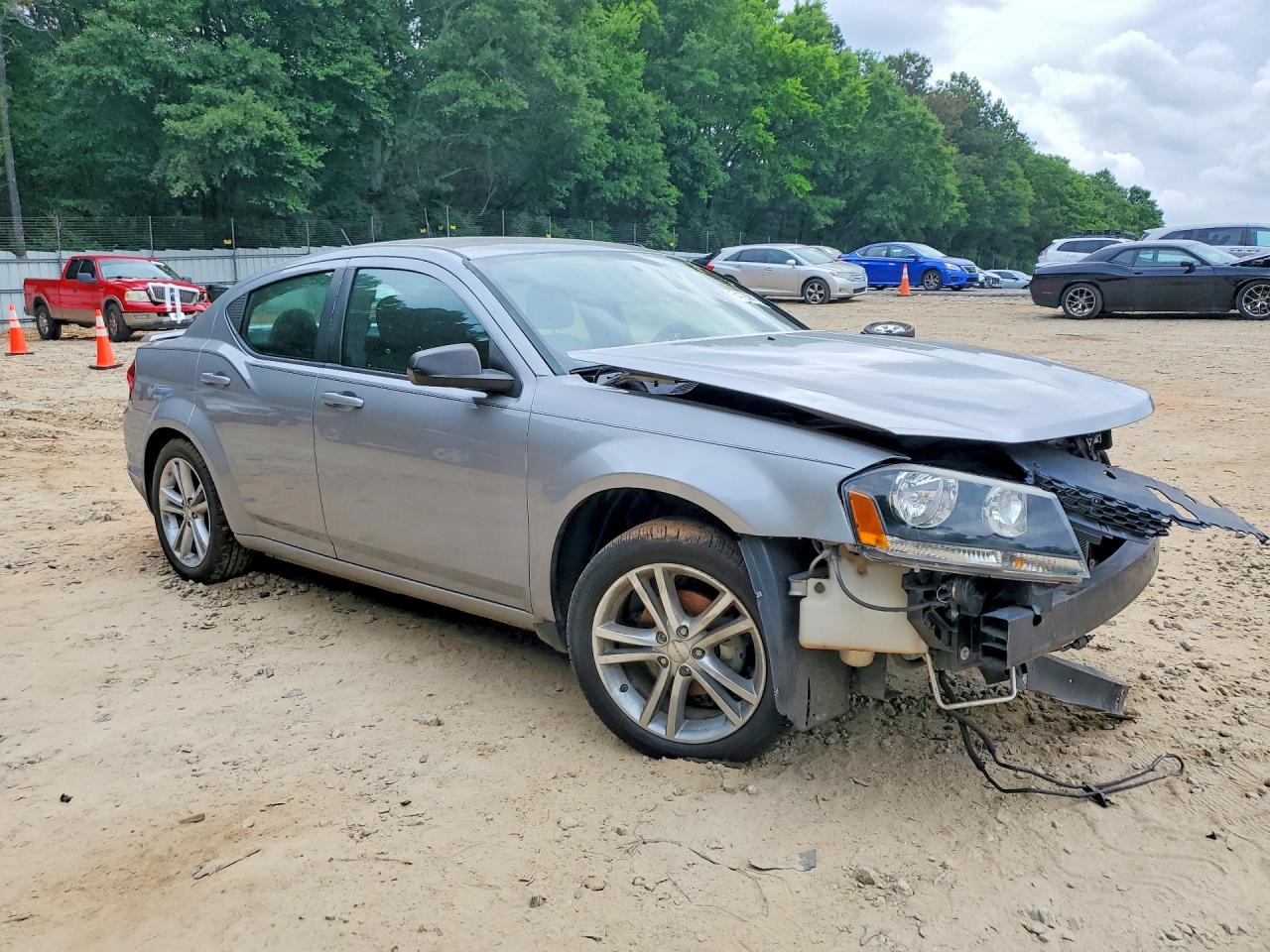 2014 Dodge Avenger Se Gray vin: 1C3CDZAB0EN223837