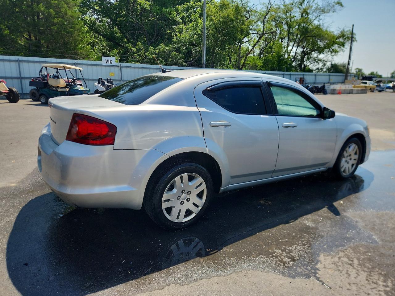 2012 Dodge Avenger Se Silver vin: 1C3CDZAB1CN129012