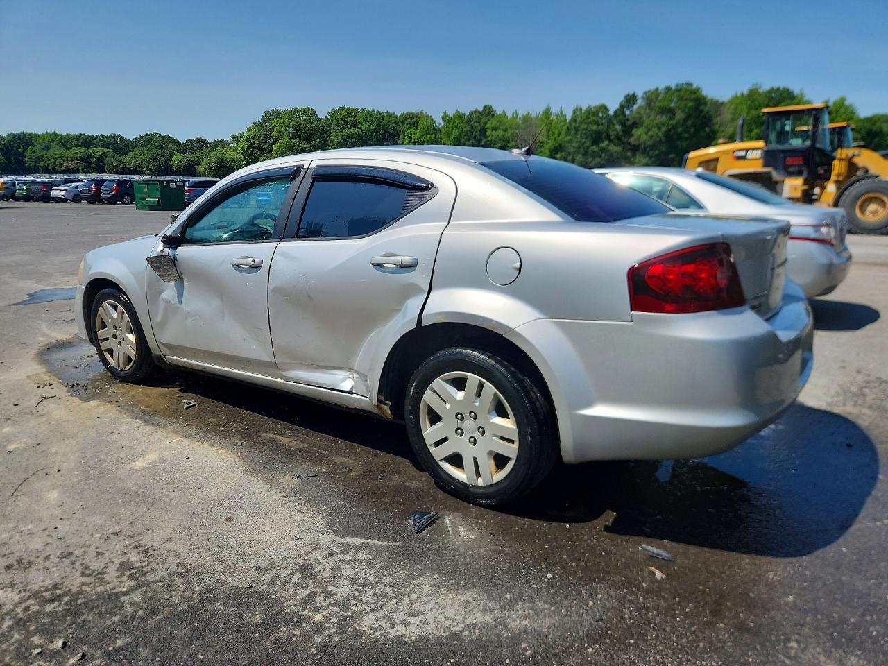 2012 Dodge Avenger Se Silver vin: 1C3CDZAB1CN129012