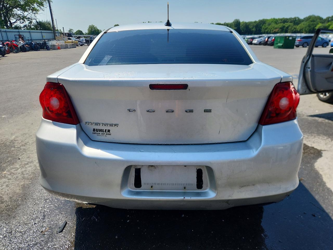 2012 Dodge Avenger Se Silver vin: 1C3CDZAB1CN129012
