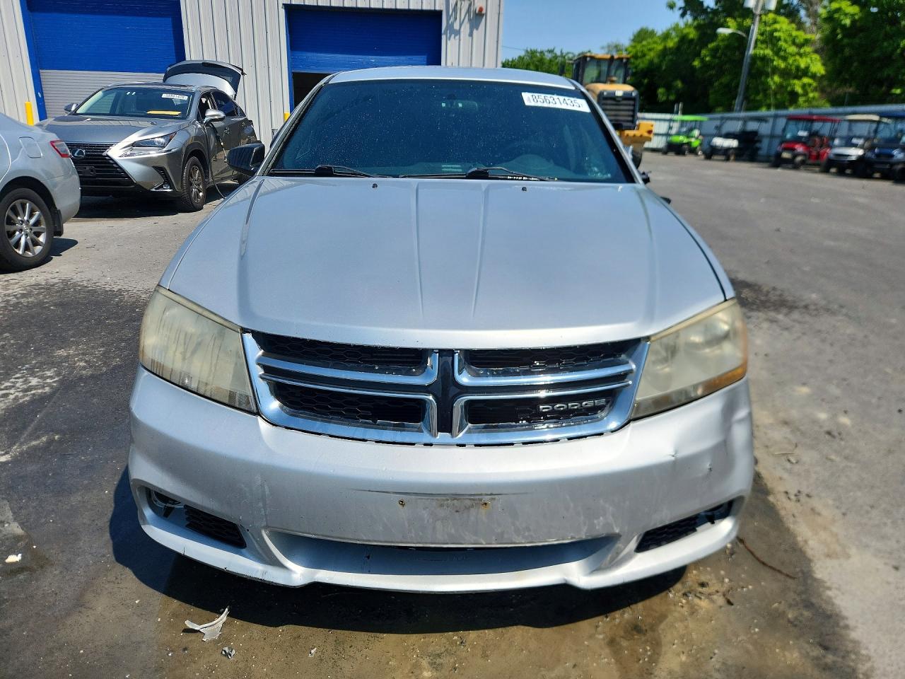2012 Dodge Avenger Se Silver vin: 1C3CDZAB1CN129012