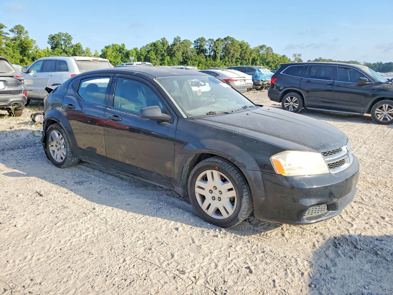 2012 Dodge Avenger Se Черный vin: 1C3CDZAB1CN177724