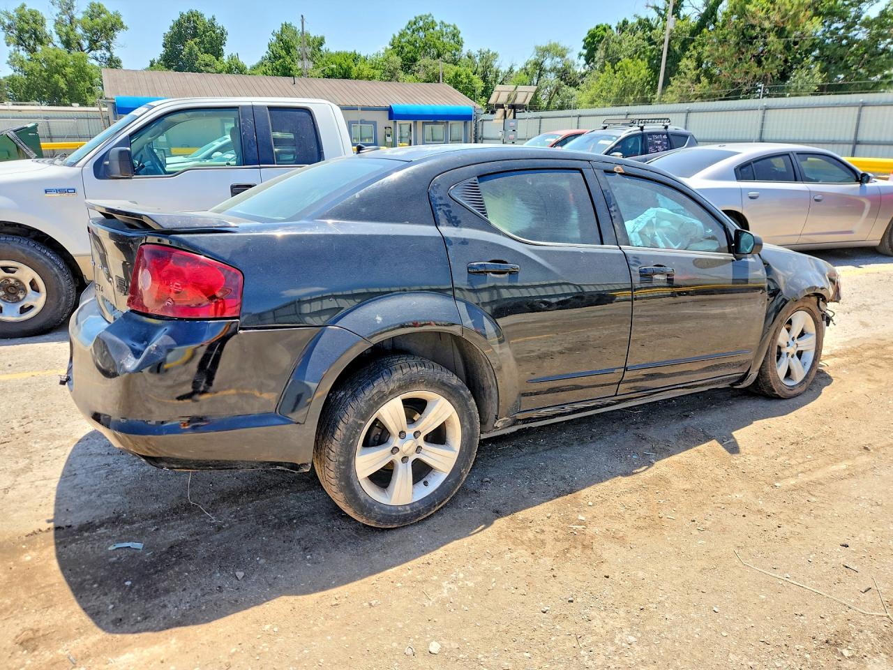 2012 Dodge Avenger Se Black vin: 1C3CDZAB1CN193566