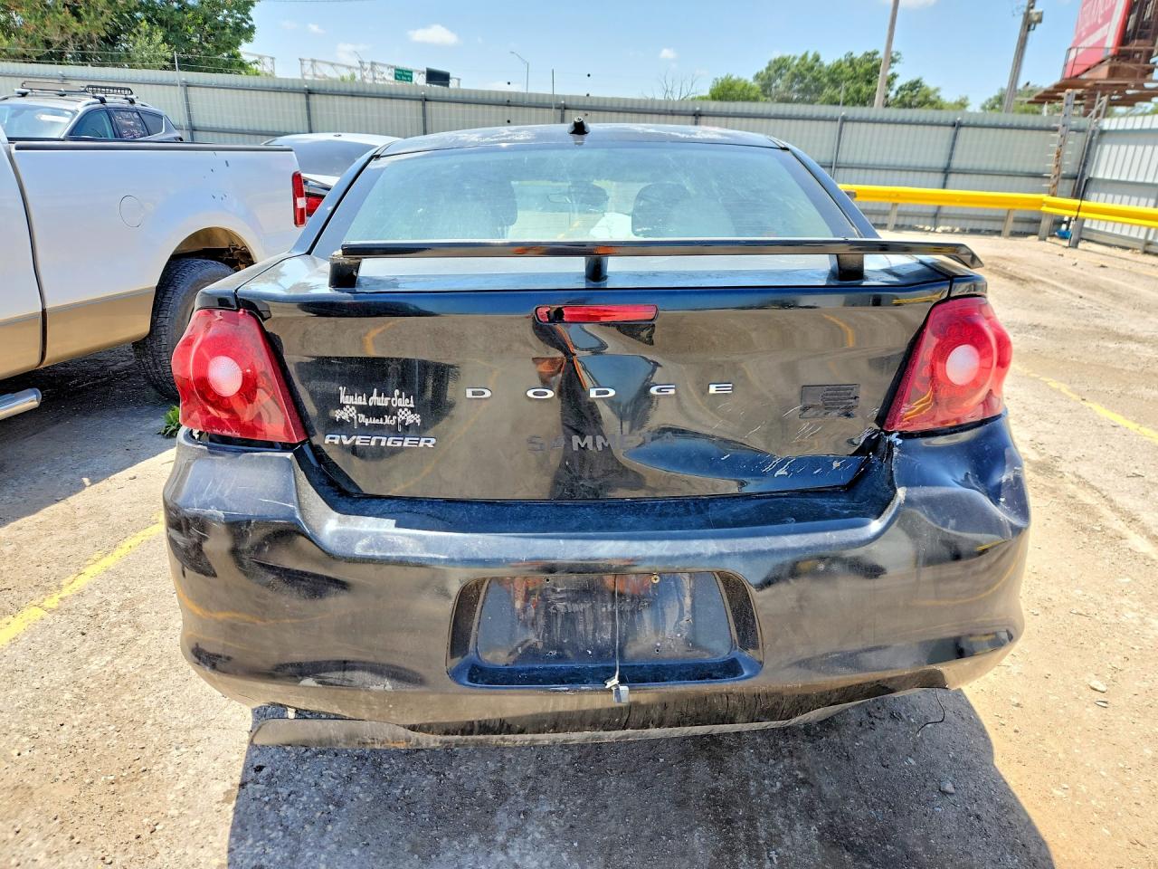2012 Dodge Avenger Se Black vin: 1C3CDZAB1CN193566
