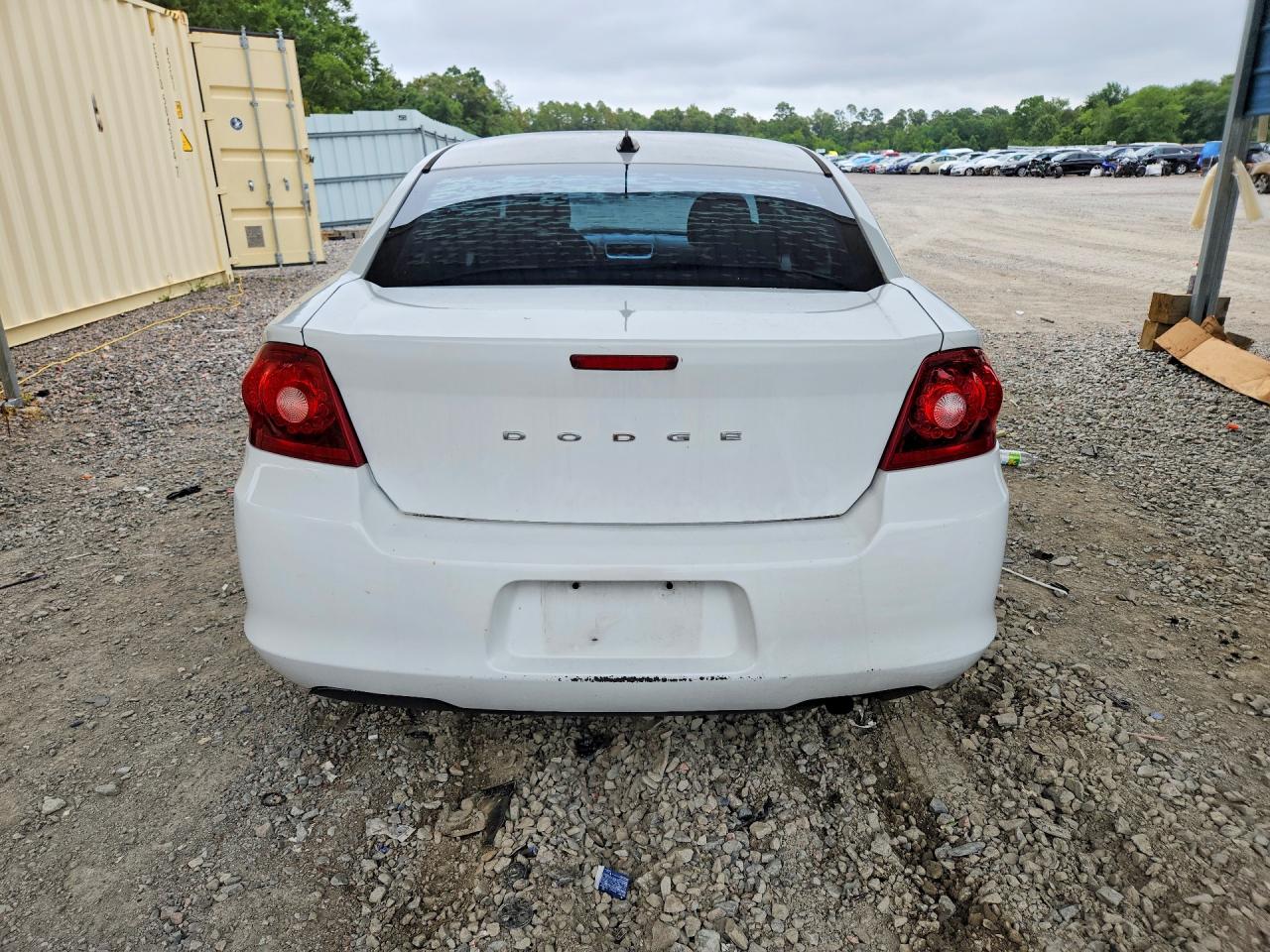 2012 Dodge Avenger Se White vin: 1C3CDZAB1CN215985