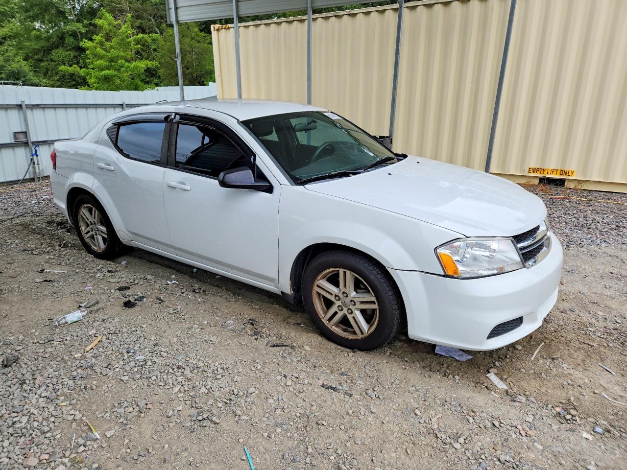 2012 Dodge Avenger Se White vin: 1C3CDZAB1CN215985