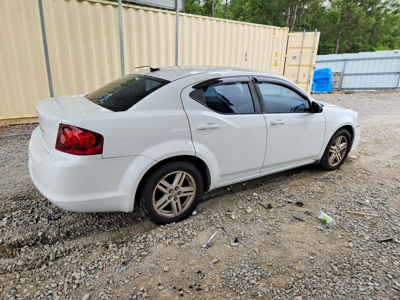 2012 Dodge Avenger Se White vin: 1C3CDZAB1CN215985