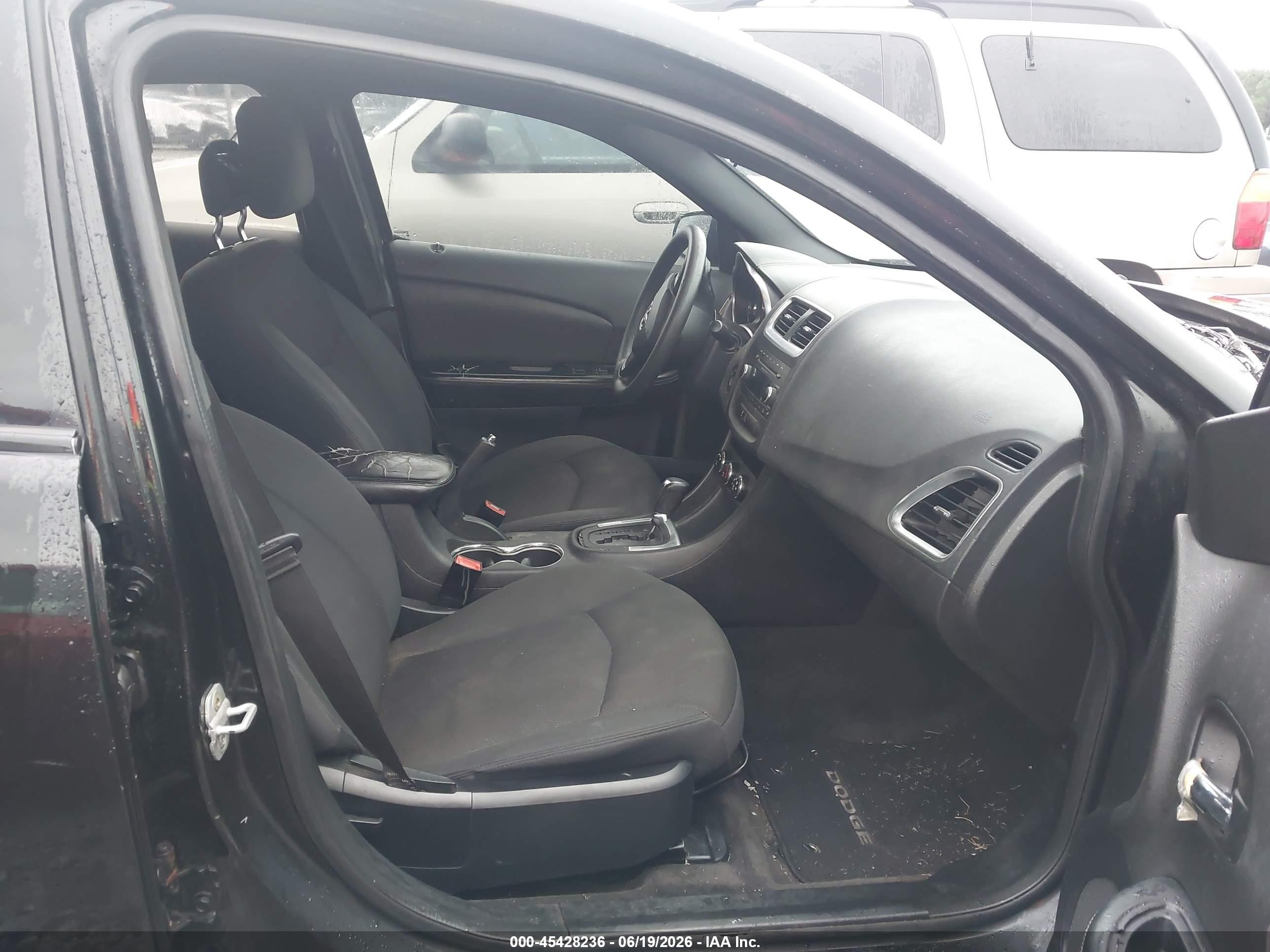 2012 Dodge Avenger Se Черный vin: 1C3CDZAB1CN237355