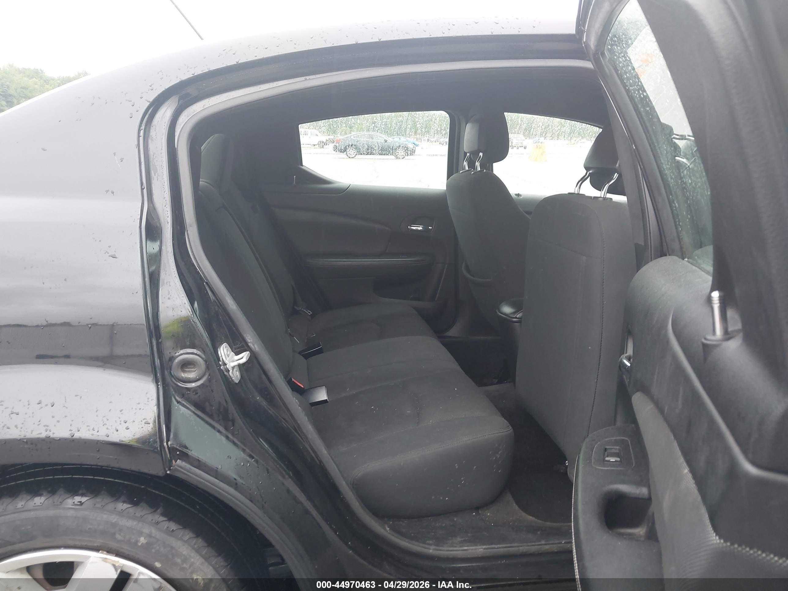 2012 Dodge Avenger Se Black vin: 1C3CDZAB1CN237419