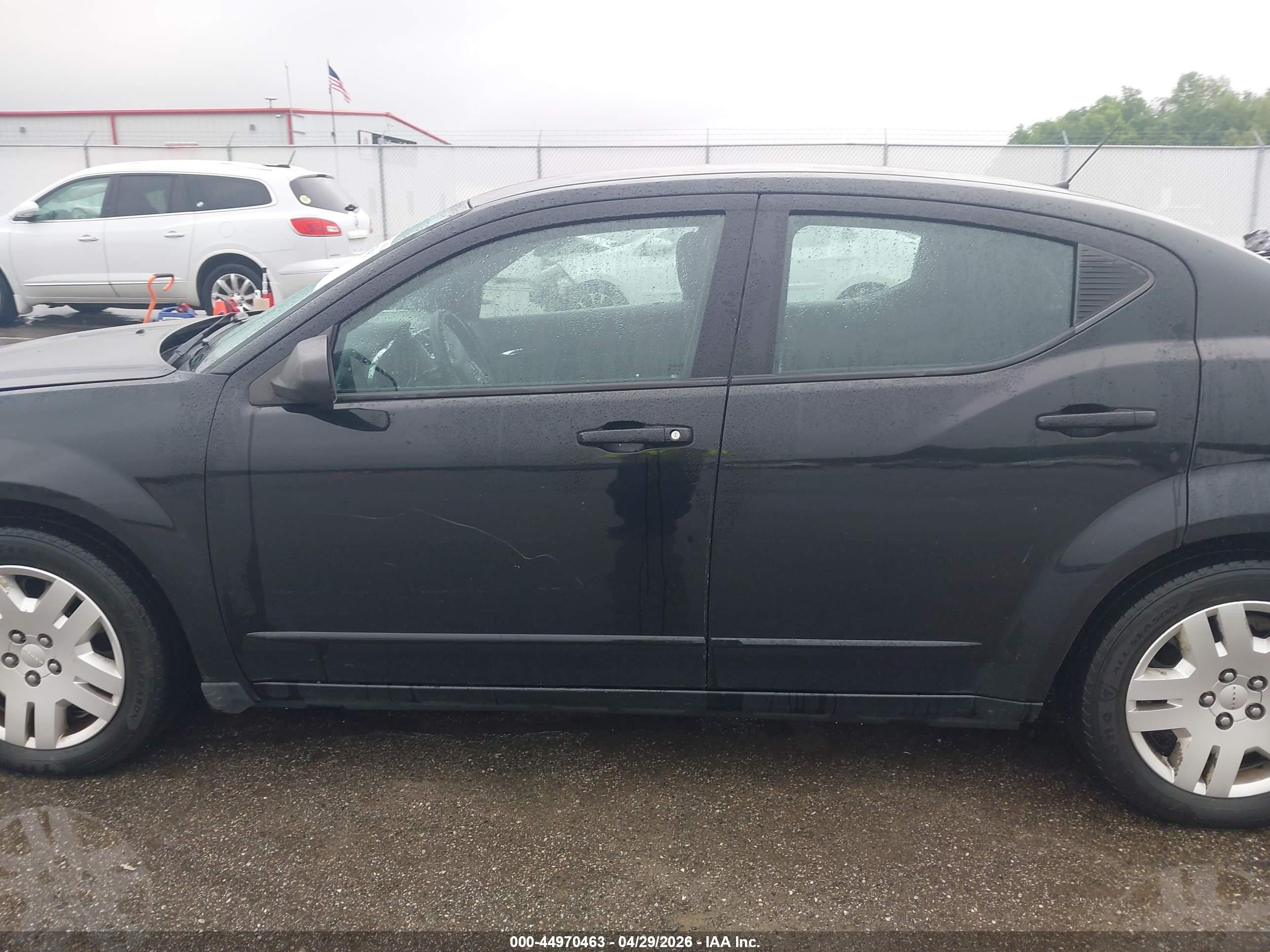 2012 Dodge Avenger Se Black vin: 1C3CDZAB1CN237419