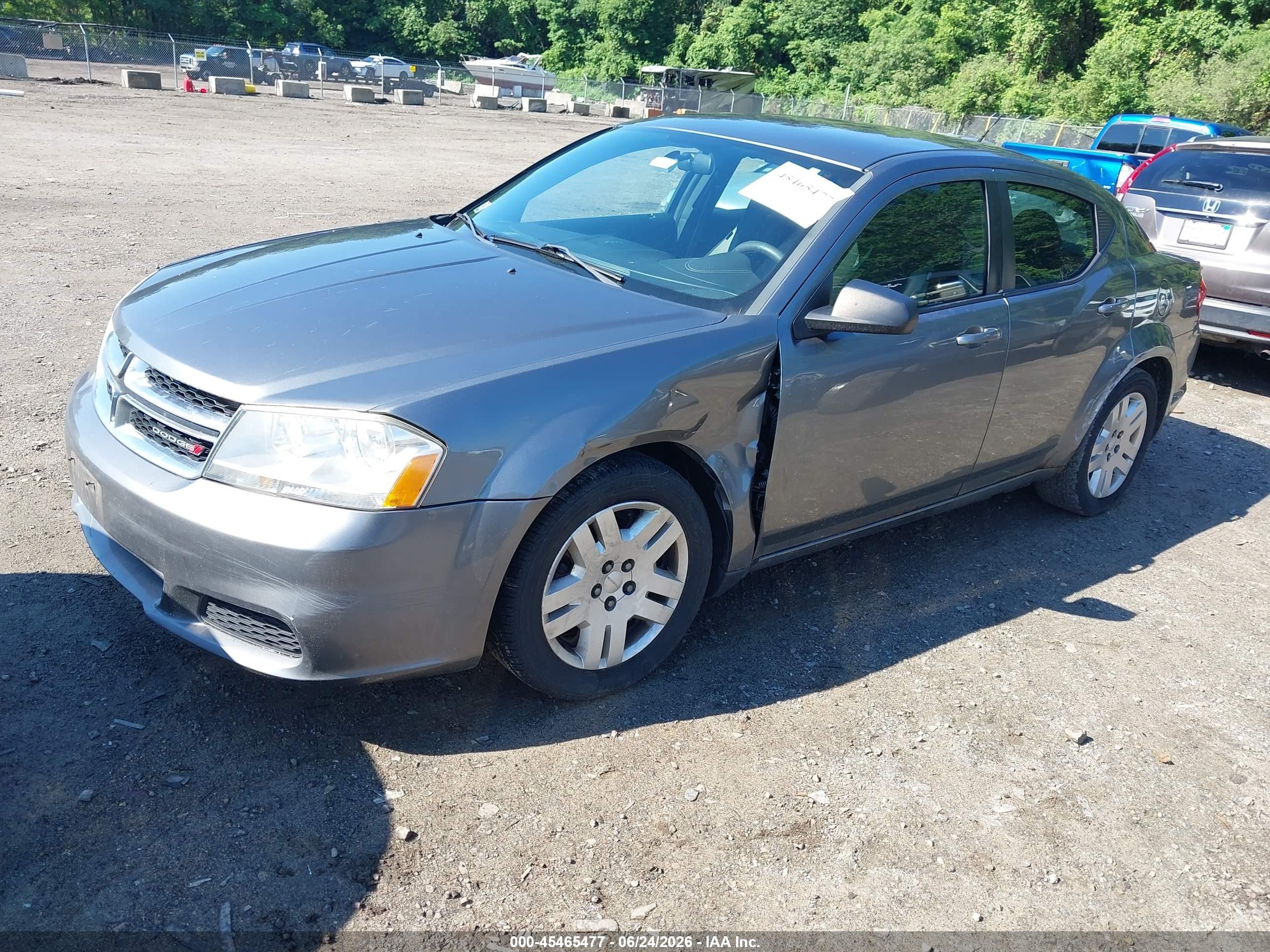 2012 Dodge Avenger Se Серый vin: 1C3CDZAB1CN240398