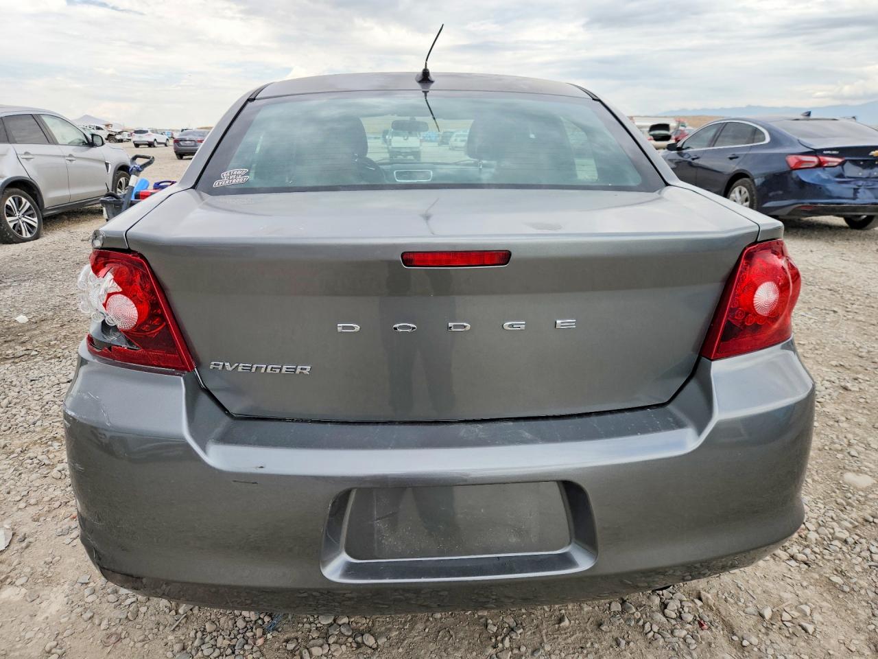 2012 Dodge Avenger Se Gray vin: 1C3CDZAB1CN331820