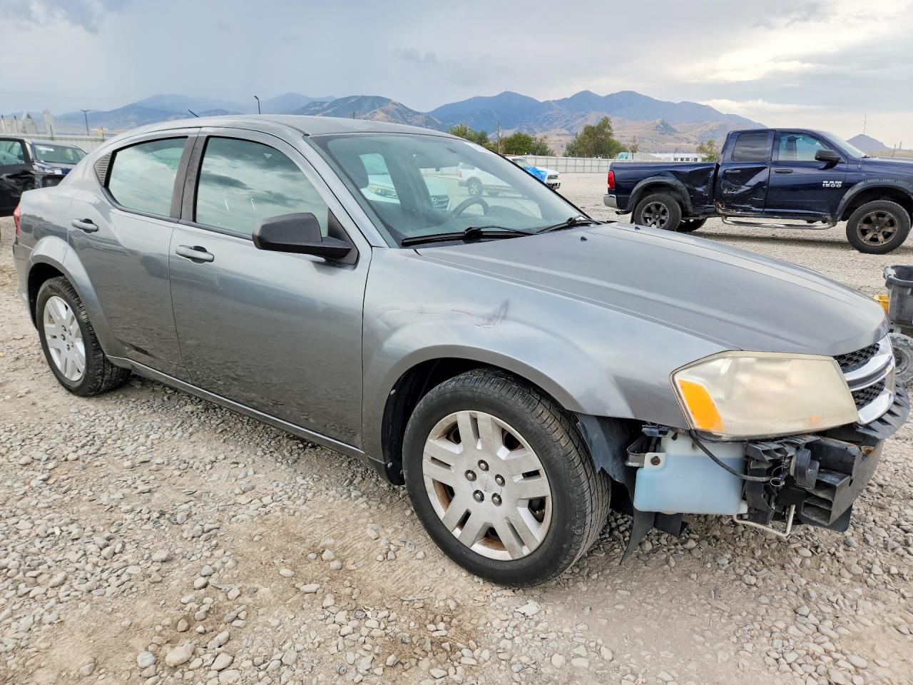 2012 Dodge Avenger Se Gray vin: 1C3CDZAB1CN331820