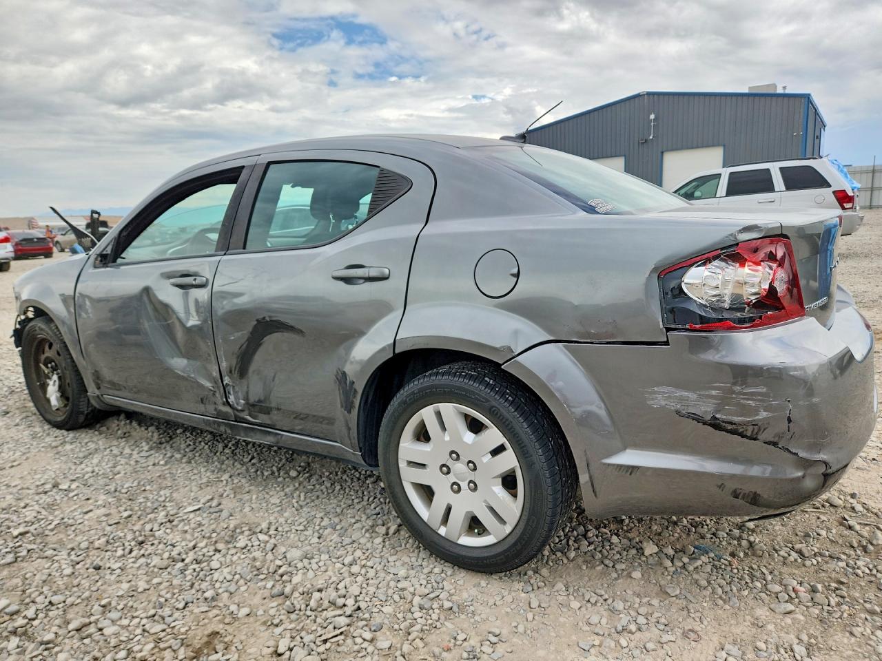 2012 Dodge Avenger Se Gray vin: 1C3CDZAB1CN331820