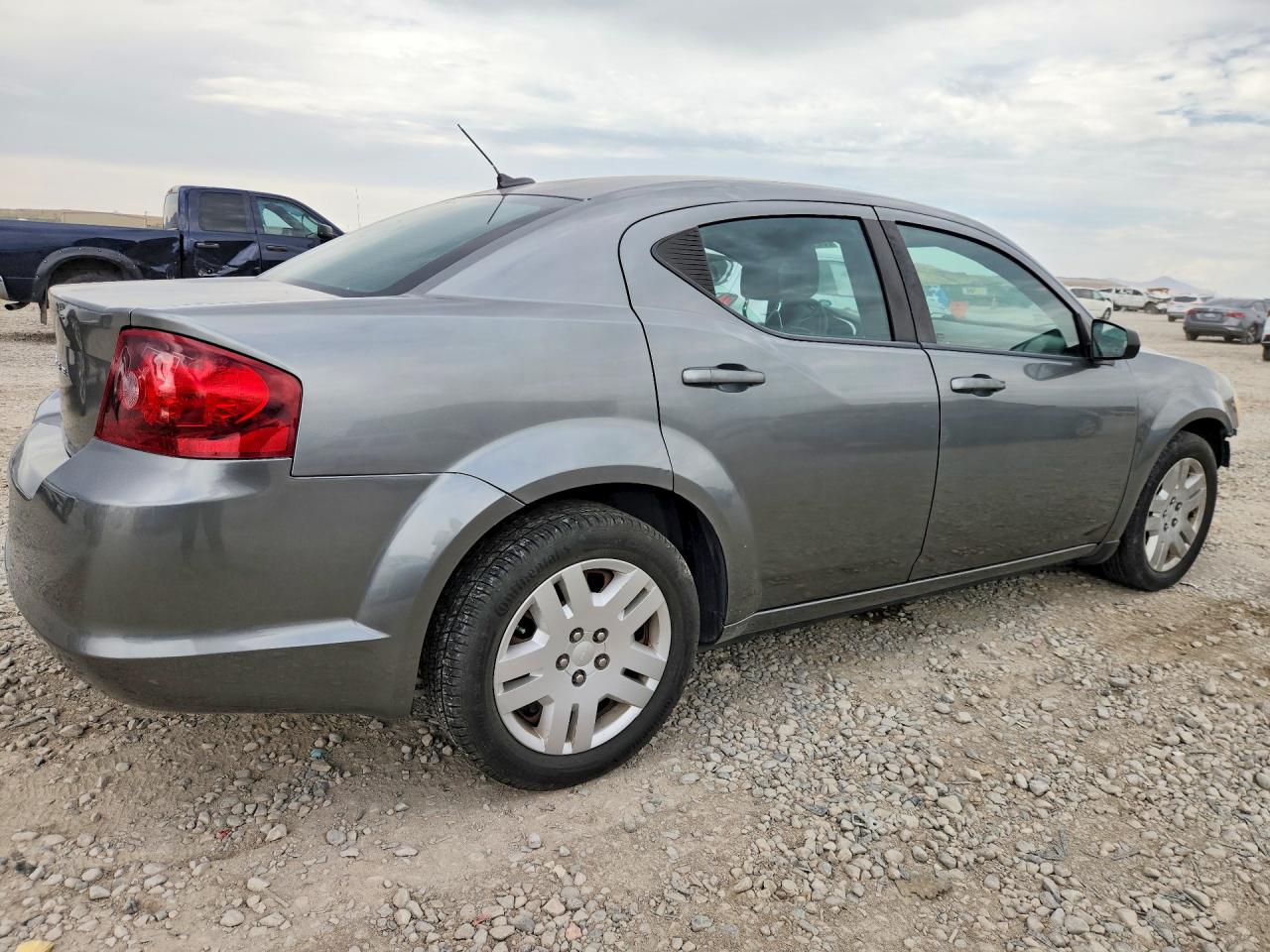 2012 Dodge Avenger Se Gray vin: 1C3CDZAB1CN331820