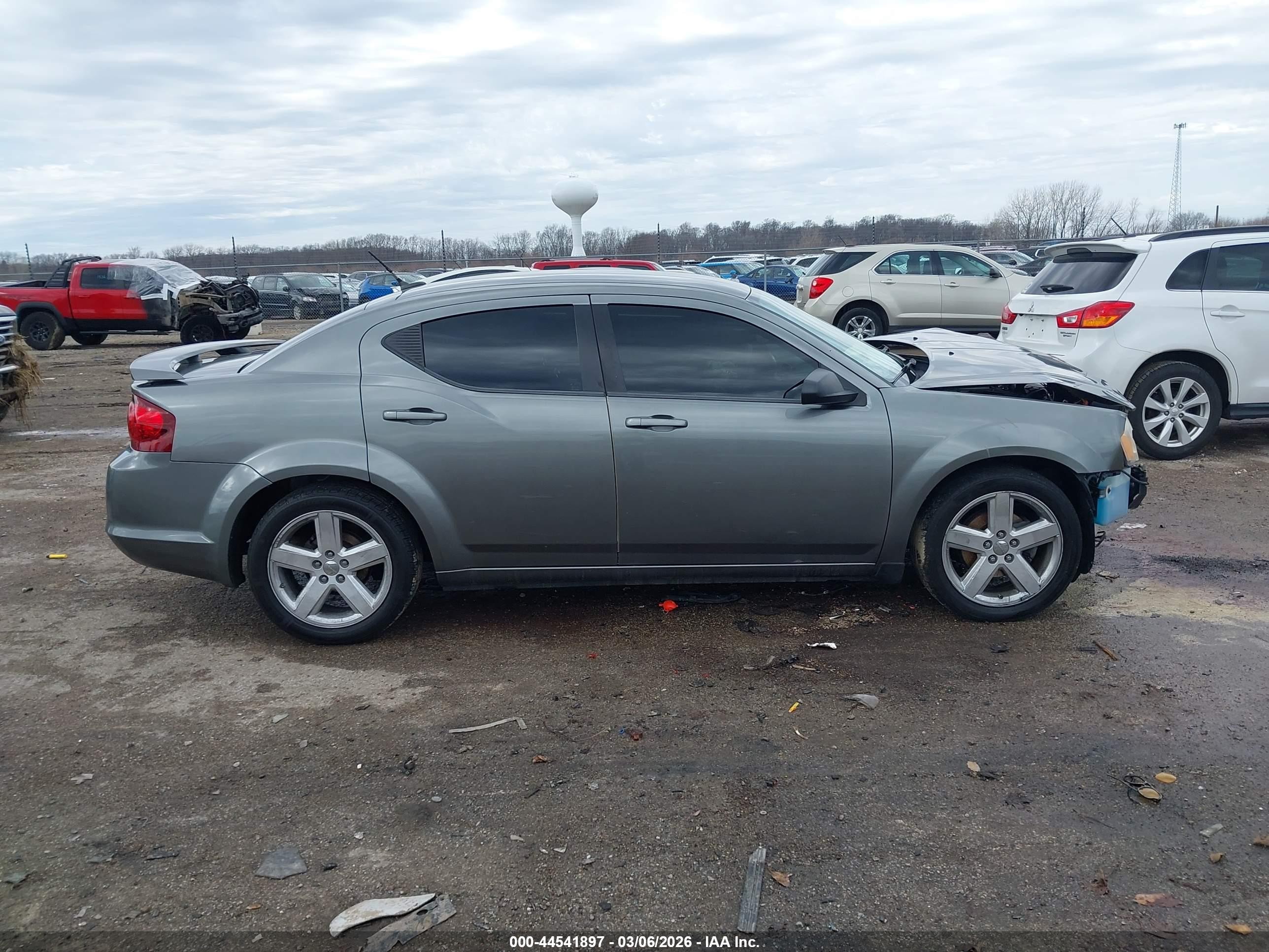 2013 Dodge Avenger Se Gray vin: 1C3CDZAB1DN534840