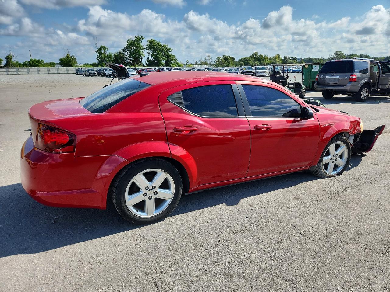 2013 Dodge Avenger Se Красный vin: 1C3CDZAB1DN537897