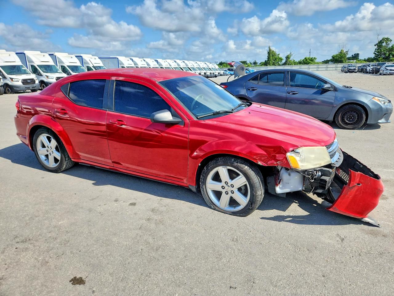 2013 Dodge Avenger Se Красный vin: 1C3CDZAB1DN537897