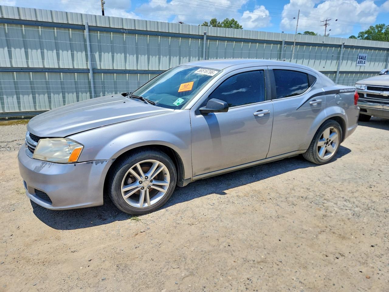 2013 Dodge Avenger Se Silver vin: 1C3CDZAB1DN564548