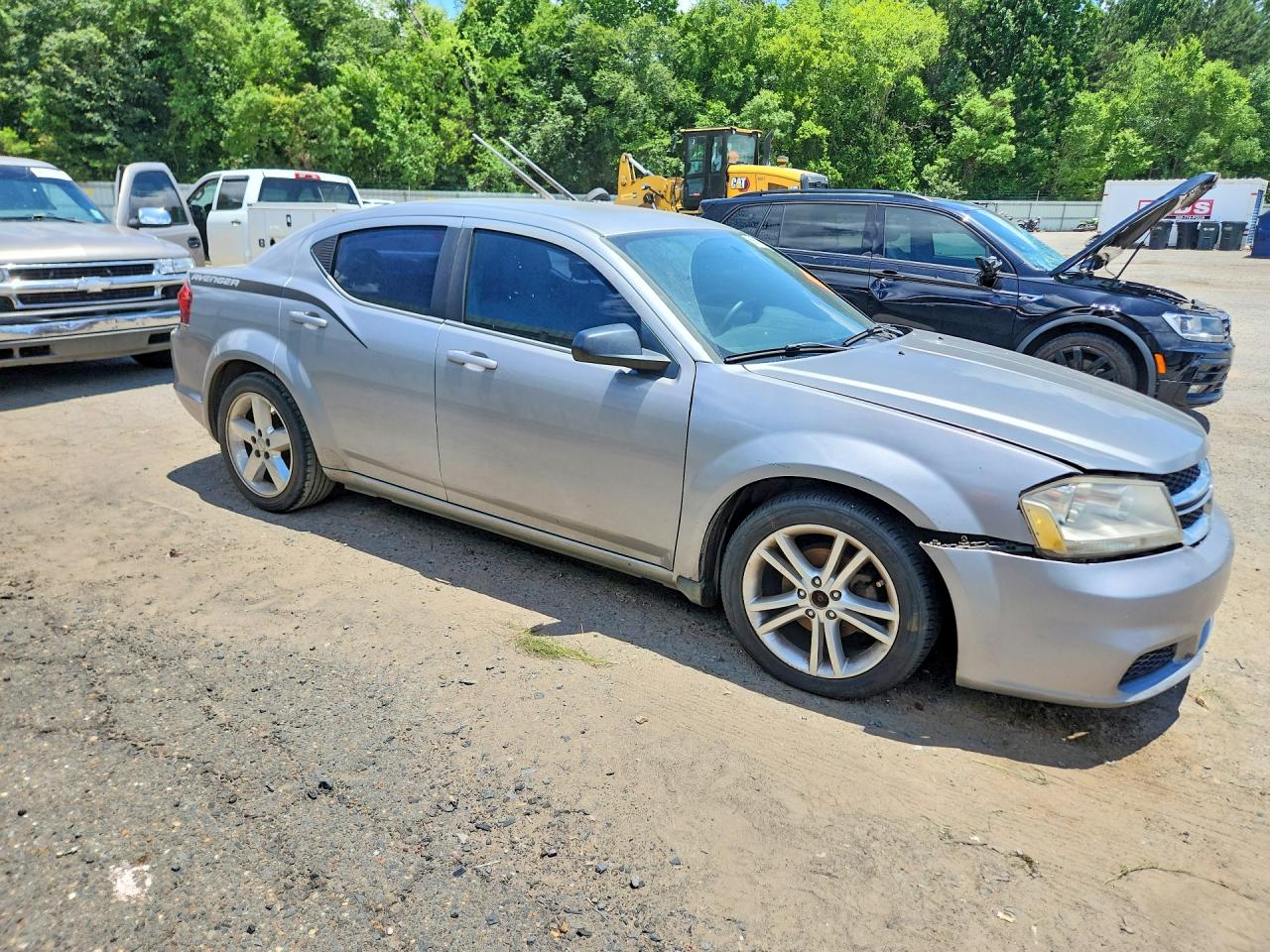 2013 Dodge Avenger Se Silver vin: 1C3CDZAB1DN564548